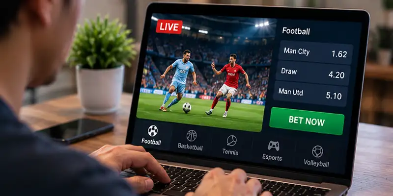 Live Football And Sports Interface